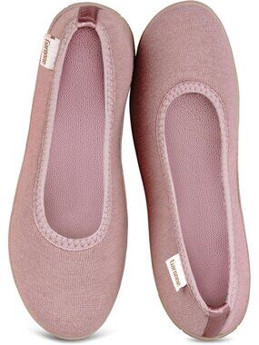 Women's Pink Lightweight Loafer Memory Foam Non-Slip Bedroom Slippers Shoes